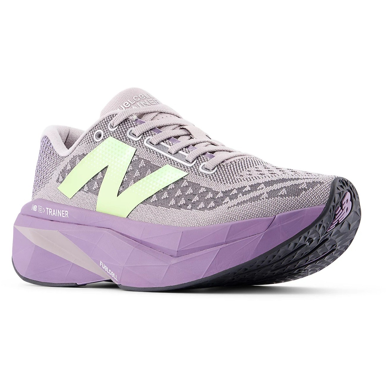 New Balance FuelCell SuperComp Trainer v3 - Womens Running Shoes - Truffle Salt/Candid Violet