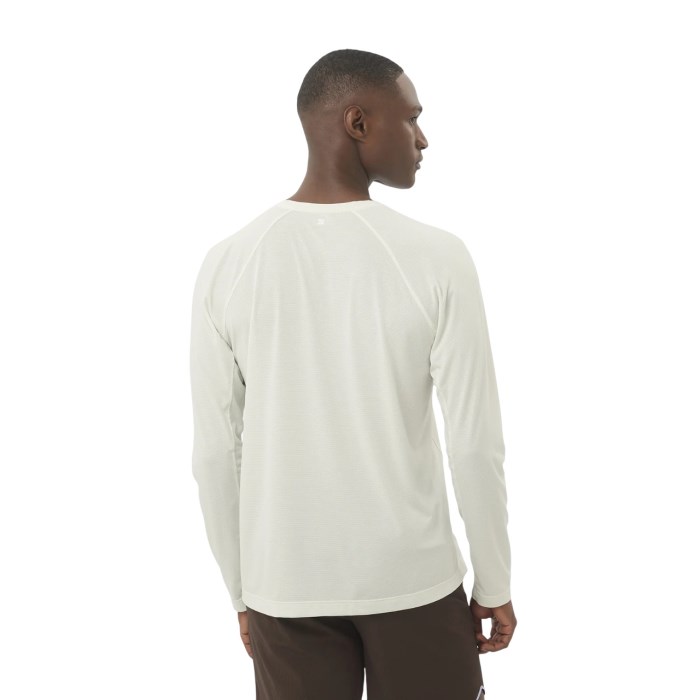 Salomon Shakeout Core Mens Long Sleeve T-Shirt - Icicle
