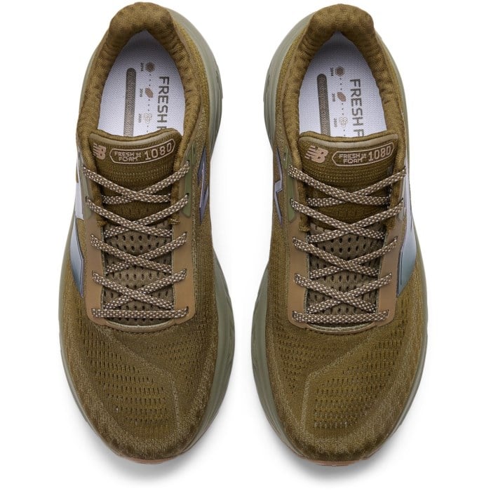 New Balance Fresh Foam X 1080v14 - Mens Running Shoes - Woodland/Dark Olivine/Raw Leather