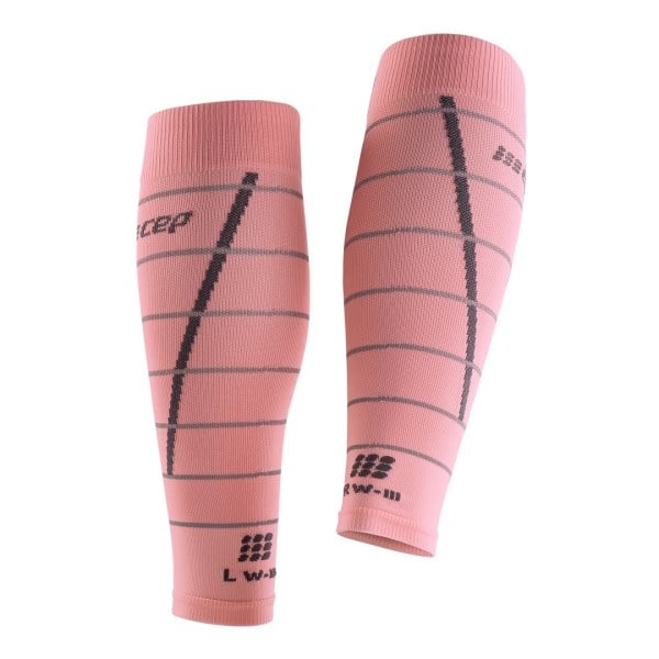 CEP Reflective Compression Calf Sleeves - Pink