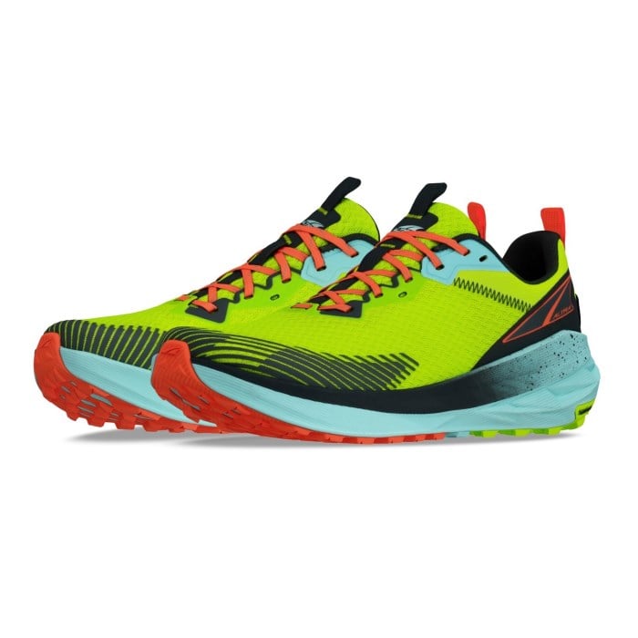 Altra Experience Wild 2 - Mens Trail Running Shoes - Gray/Lime