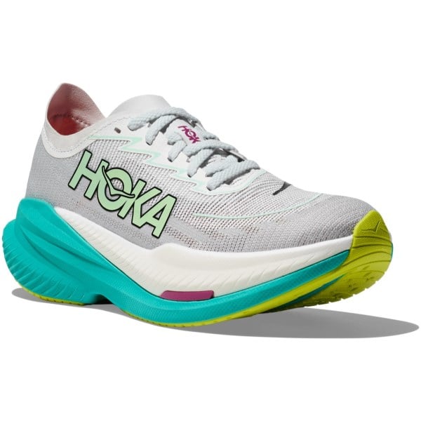 Hoka Mach X 2 - Womens Running Shoes - Frost/Electric Aqua