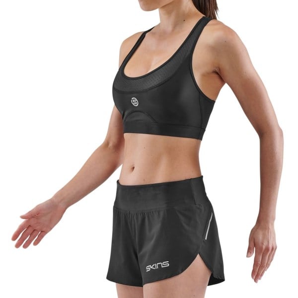 Skins Series-3 Elite Womens Compression Sports Bra - Black