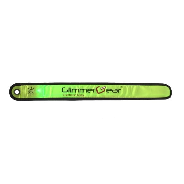 Glimmer Gear LED High Visibility Slap Band - Green