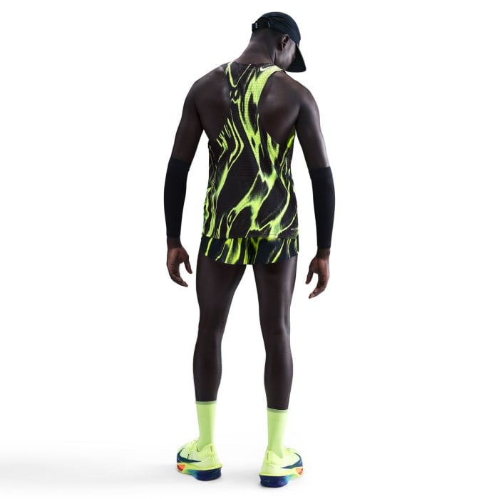 Nike Aeroswift Mens Running Singlet - Volt/White