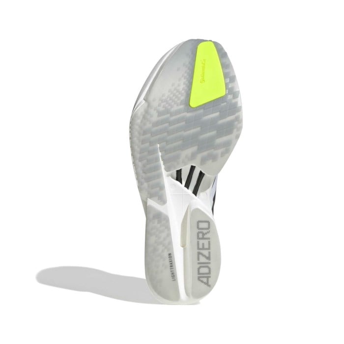 adidas Adizero Adios Pro 4 - Mens Racing Shoes - Cloud White/Iron Metallic/Solar Yellow - image 4