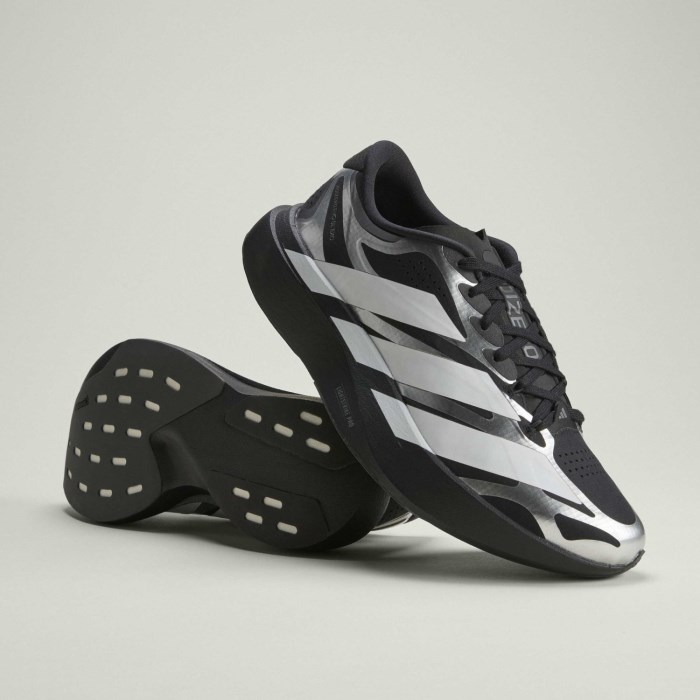 adidas Adizero Evo SL Exo - Mens Running Shoes - Core Black/Cloud White/Iron Metallic - image 9