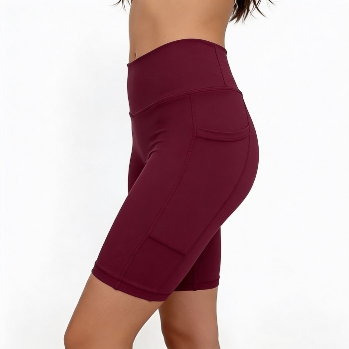 SUB4 Pulse 6 Inch Bike Shorts - Maroon