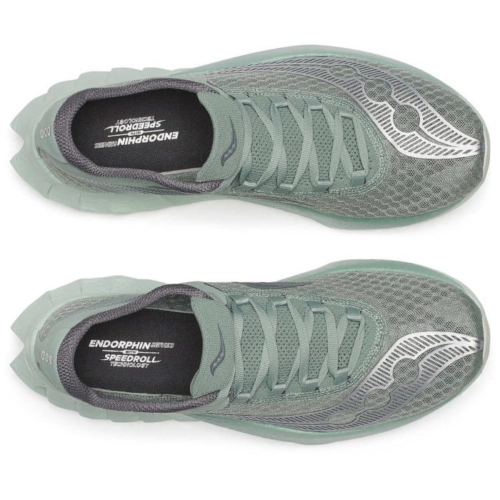 Saucony Endorphin Pro 4 - Mens Road Racing Shoes - Iceberg/Carbon