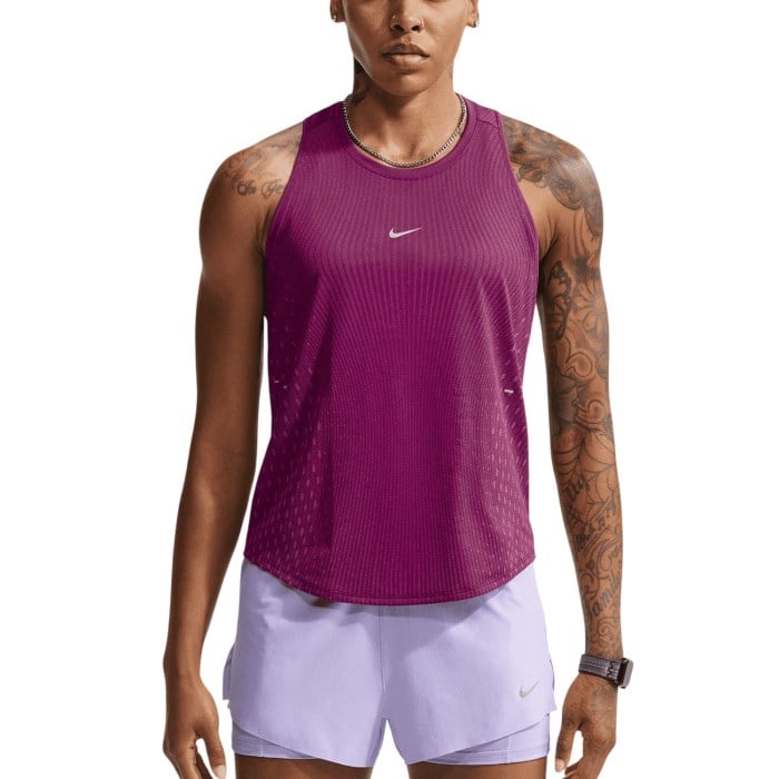 Nike Swift Aero-Fit Womens Running Tank Top - True Berry/Violet Dust/Reflective Silver