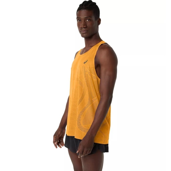 Asics MetaRun Mens Singlet - Yamabuki