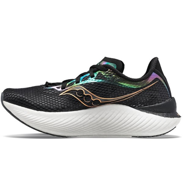 Saucony Endorphin Pro 3 - Womens Road Racing Shoes - Black/Goldstruck