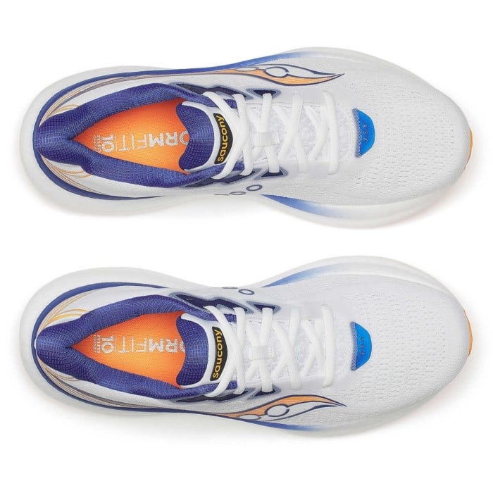 Saucony Triumph 23 - Mens Running Shoes - White/Azurite