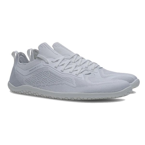 Vivobarefoot Primus Lite Knit - Mens Running Shoes - Bright White