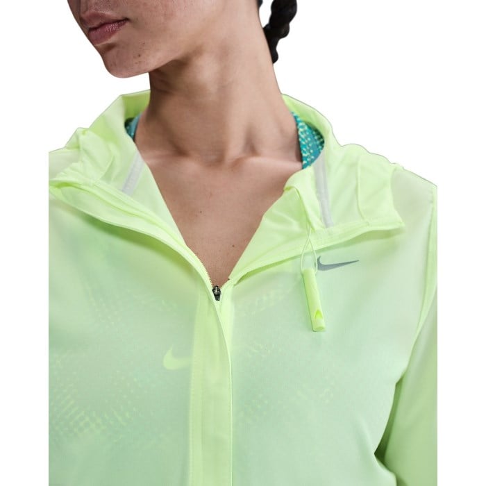 Nike Swift Womens Repel Packable Running Jacket - Barely Volt/Reflective Silver