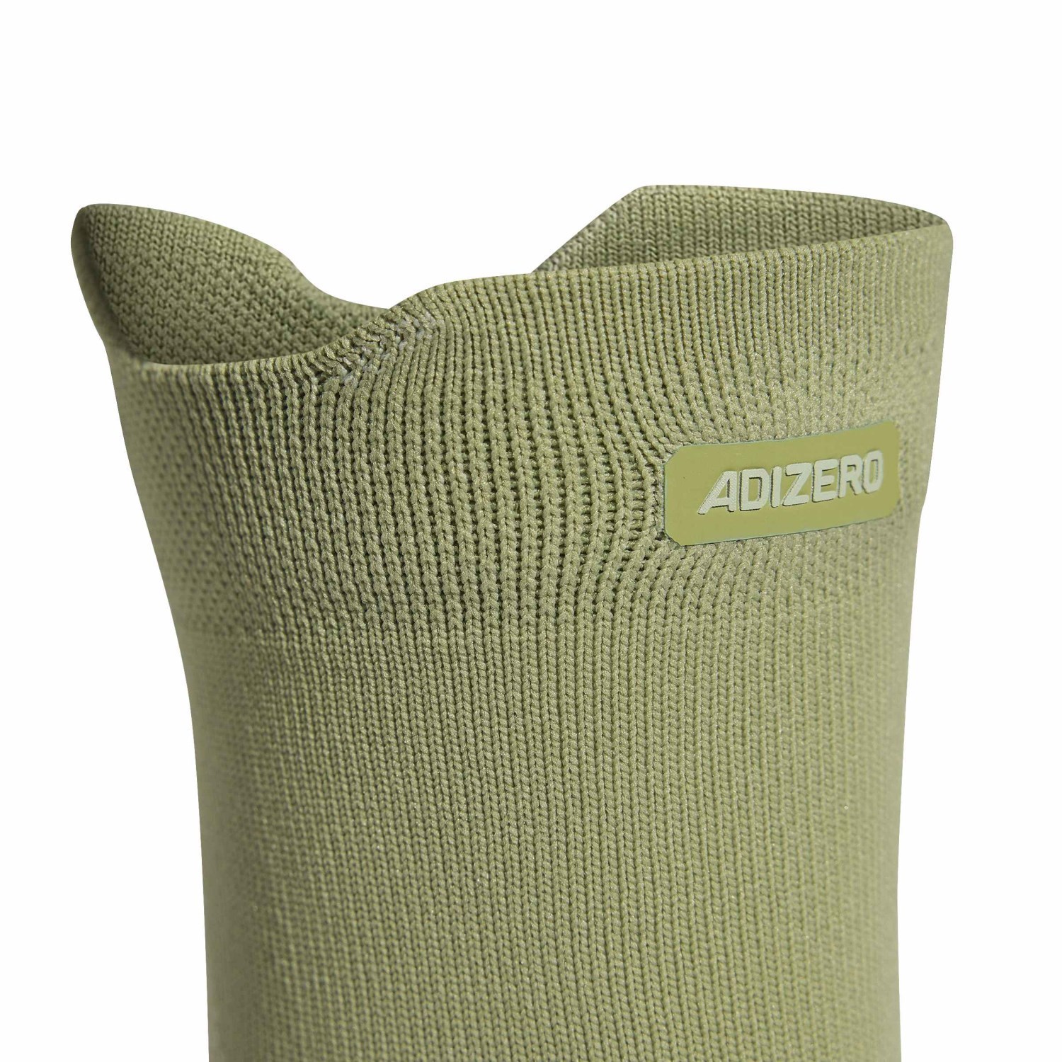 adidas Adizero Running Quarter Sock - Tent Green/Halo Green - image 3
