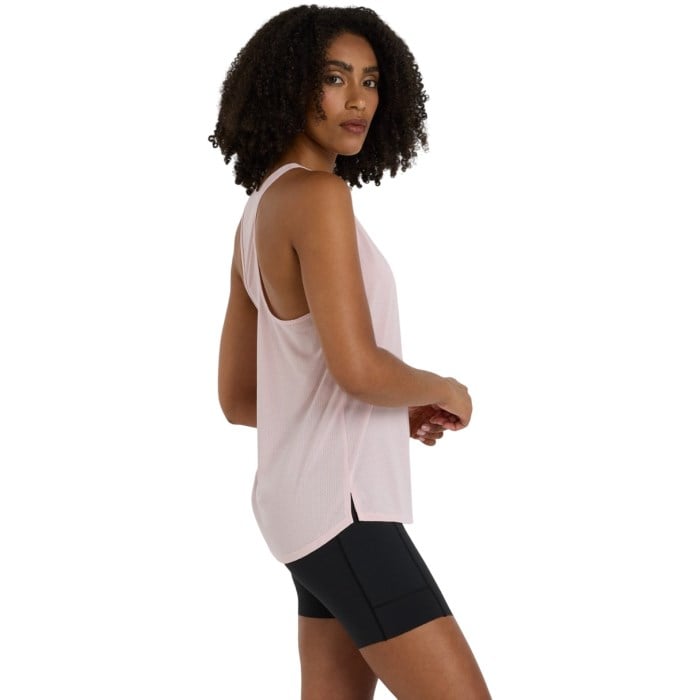 New Balance Athletics Womens Running Tank Top - Rose Sugar Heather
