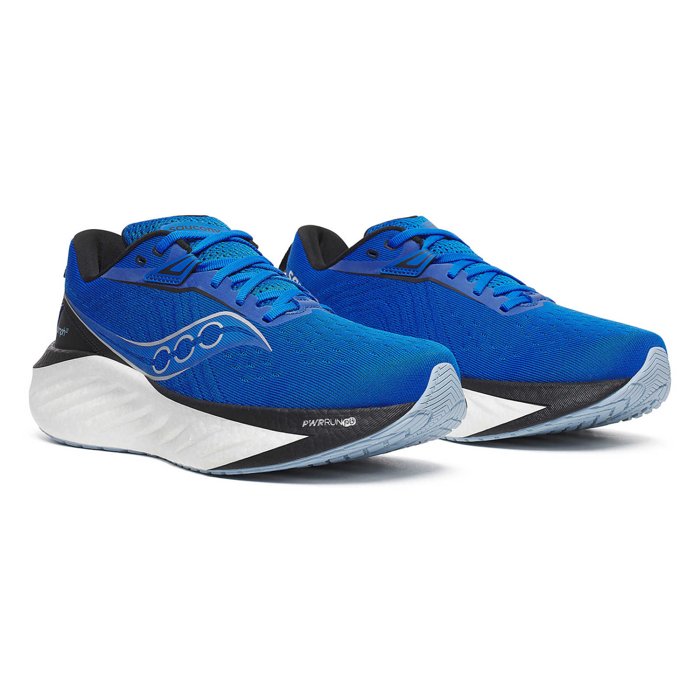 Saucony Triumph 22 - Mens Running Shoes - Skydiver/Black