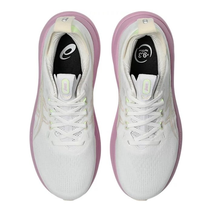Asics Gel Nimbus 28 - Womens Running Shoes - White/Hazy Lilac - image 3