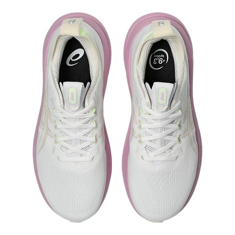 Asics Gel Nimbus 28 - Womens Running Shoes - White/Hazy Lilac - image 3