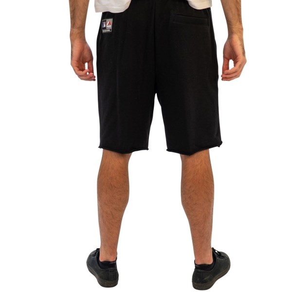 Majestic Los Angeles Dodgers Raw Edge Fleece Mens Baseball Shorts - Black