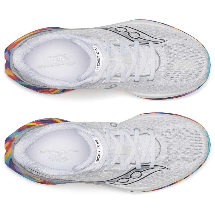 Saucony Endorphin Speed 5 Boston - Womens Running Shoes - White/Multi