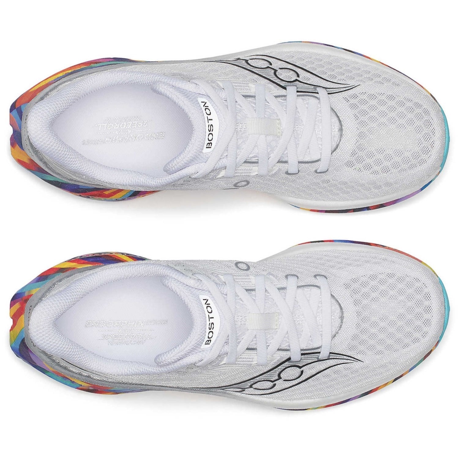 Saucony Endorphin Speed 5 Boston - Womens Running Shoes - White/Multi