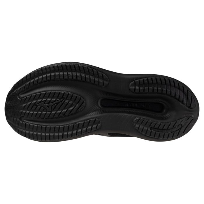 Mizuno Wave Rider 30 - Womens Running Shoes - Black/Black - image 4