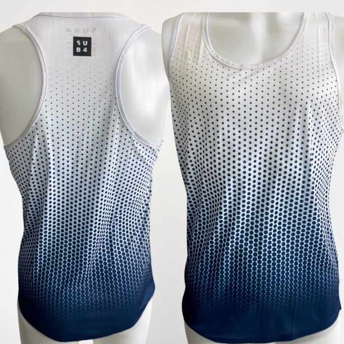 SUB4 DryLyte Racerback Singlet - Dot Navy