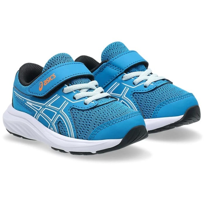 Asics Contend 9 TS - Kids Running Shoes - Aegean Blue/Cool Grey