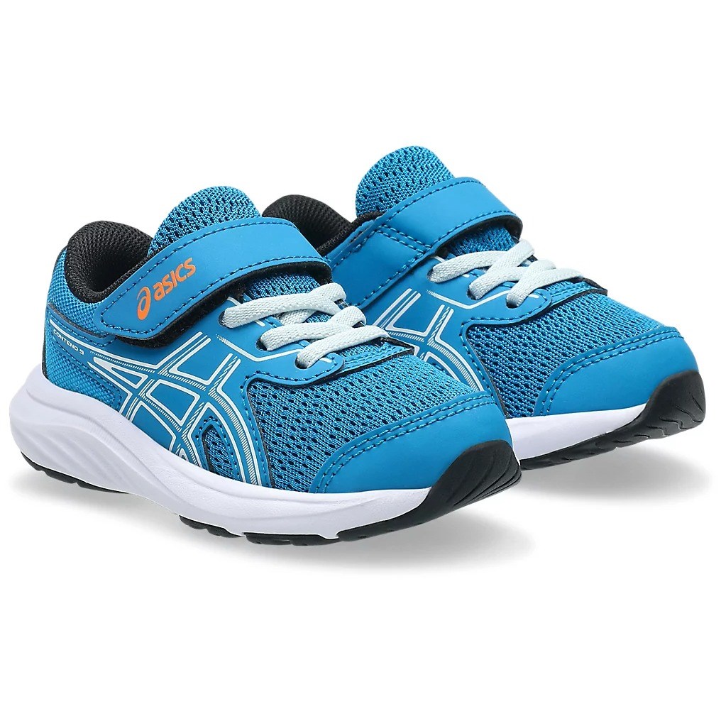 Asics Contend 9 TS - Kids Running Shoes - Aegean Blue/Cool Grey