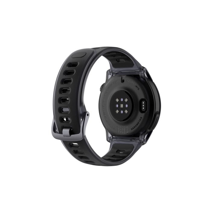 Coros Pace 4 Premium Multisport GPS Watch with Silicone Band - Crystal Black