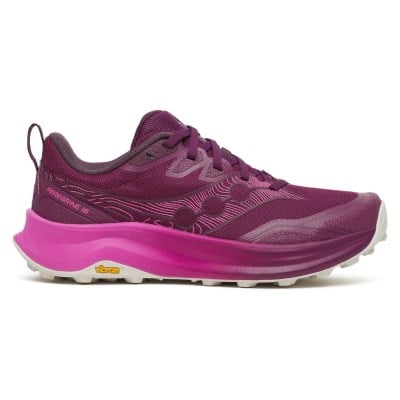 Saucony Peregrine 16 - Womens Trail Running Shoes - Plum/Mulberry