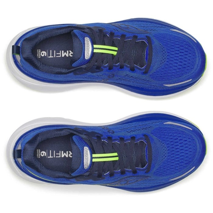 Saucony Hurricane 25 - Mens Running Shoes - Lapis/Citron