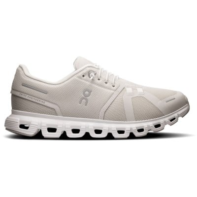 On Cloud 6 - Womens Running Shoes - Pearl/White