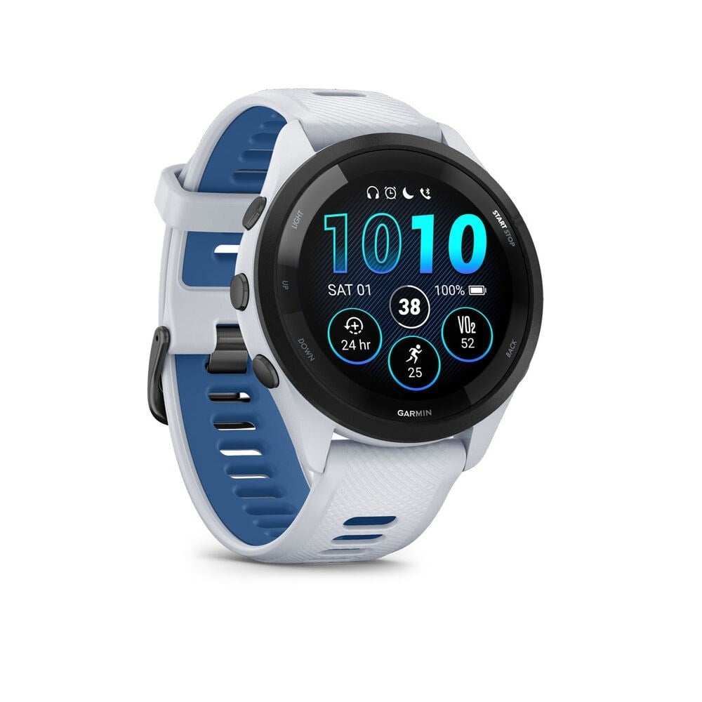 Garmin Forerunner 265 - GPS Running Smart Watch - Whitestone