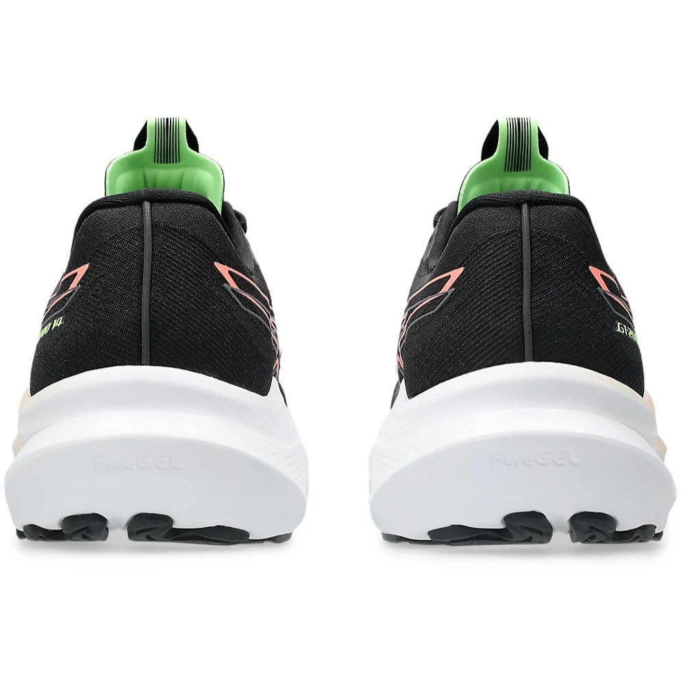 Asics GT-2000 14 - Womens Running Shoes - Black/Sun Coral