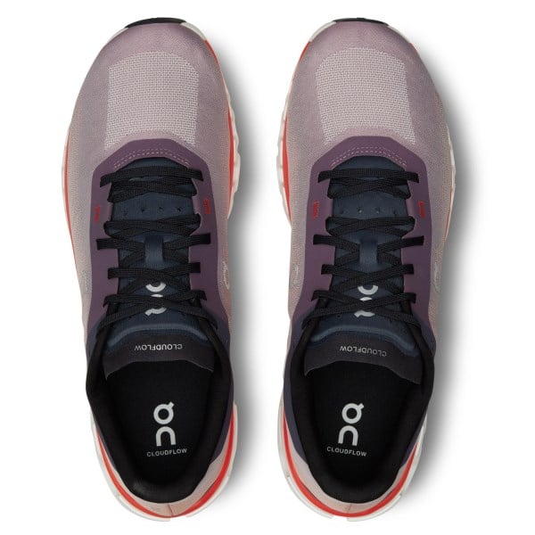 On Cloudflow 4 - Mens Running Shoes - Quartz/Flame