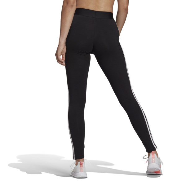 adidas Essentials 3-Stripes Womens Leggings - Black/White