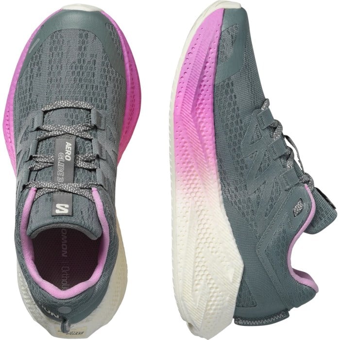 Salomon Aero Glide 3 - Womens Running Shoes - Sedona Sage/Vanilla Ice/Cyclamen