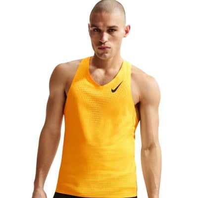 Nike Aeroswift Dri-Fit ADV Mens Running Singlet - Laser Orange/Black