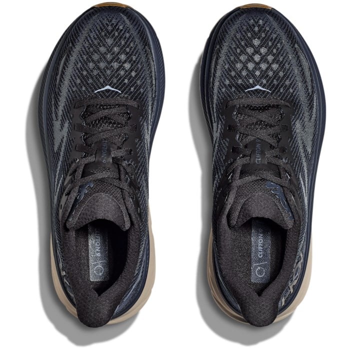 Hoka Clifton 9 - Mens Running Shoes - Black/Varsity Navy