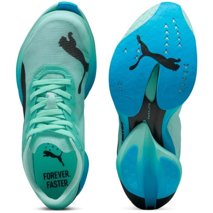 Puma Fast-R 3 Nitro Elite - Womens Racing Shoes - Mint Melt/Speed Blue