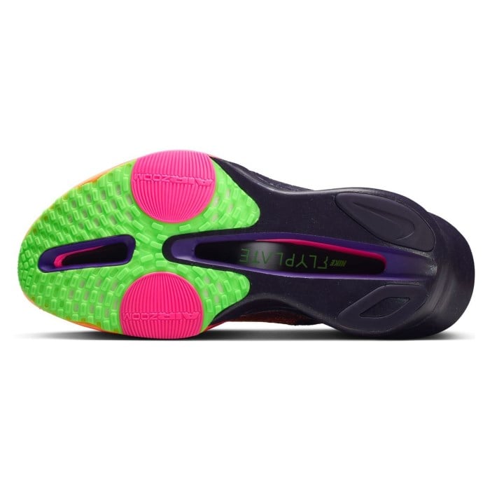 Nike Air Zoom Alphafly 3 GLAM - Womens Racing Shoes - Orange Pulse/Black/Purple Dynasty
