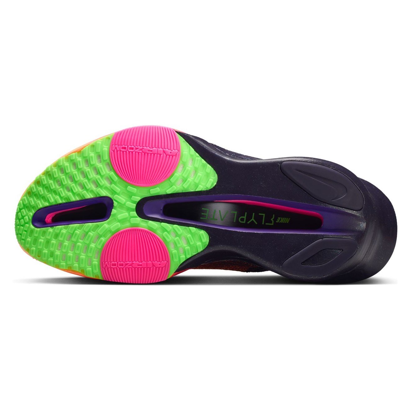 Nike Air Zoom Alphafly 3 GLAM - Womens Racing Shoes - Orange Pulse/Black/Purple Dynasty