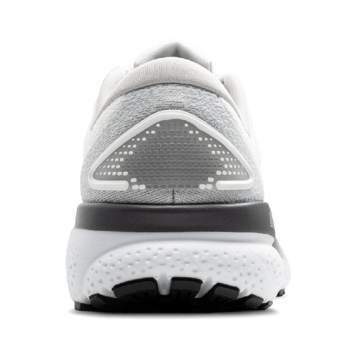 Brooks Ghost 16 - Womens Running Shoes - White/Oyster/Lava