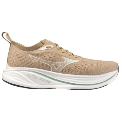 Mizuno Neo Zen 2 - Mens Running Shoes - Pale Khaki/Snow White/Granite Green