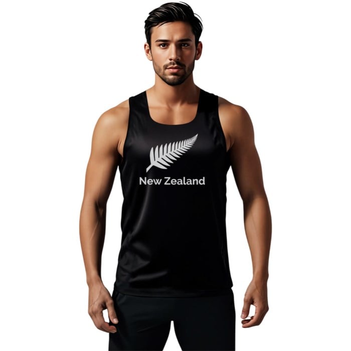 Sub4 New Zealand Team Singlet - Mens - New Zealand Print