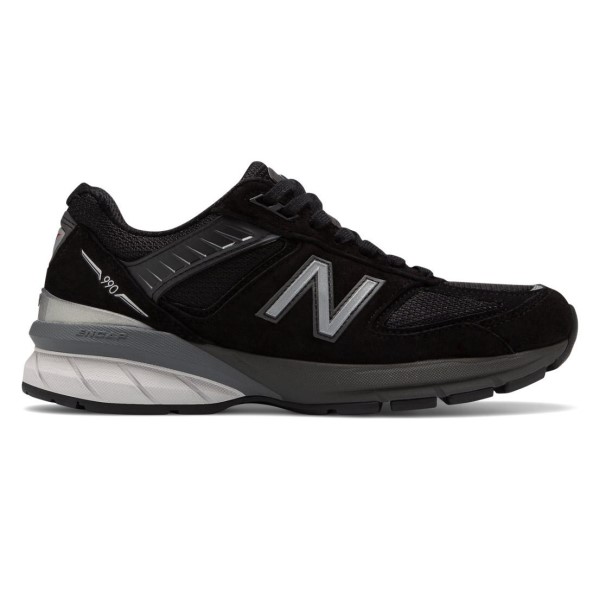 New Balance 990v5 - Womens Running Shoes - Black/Silver