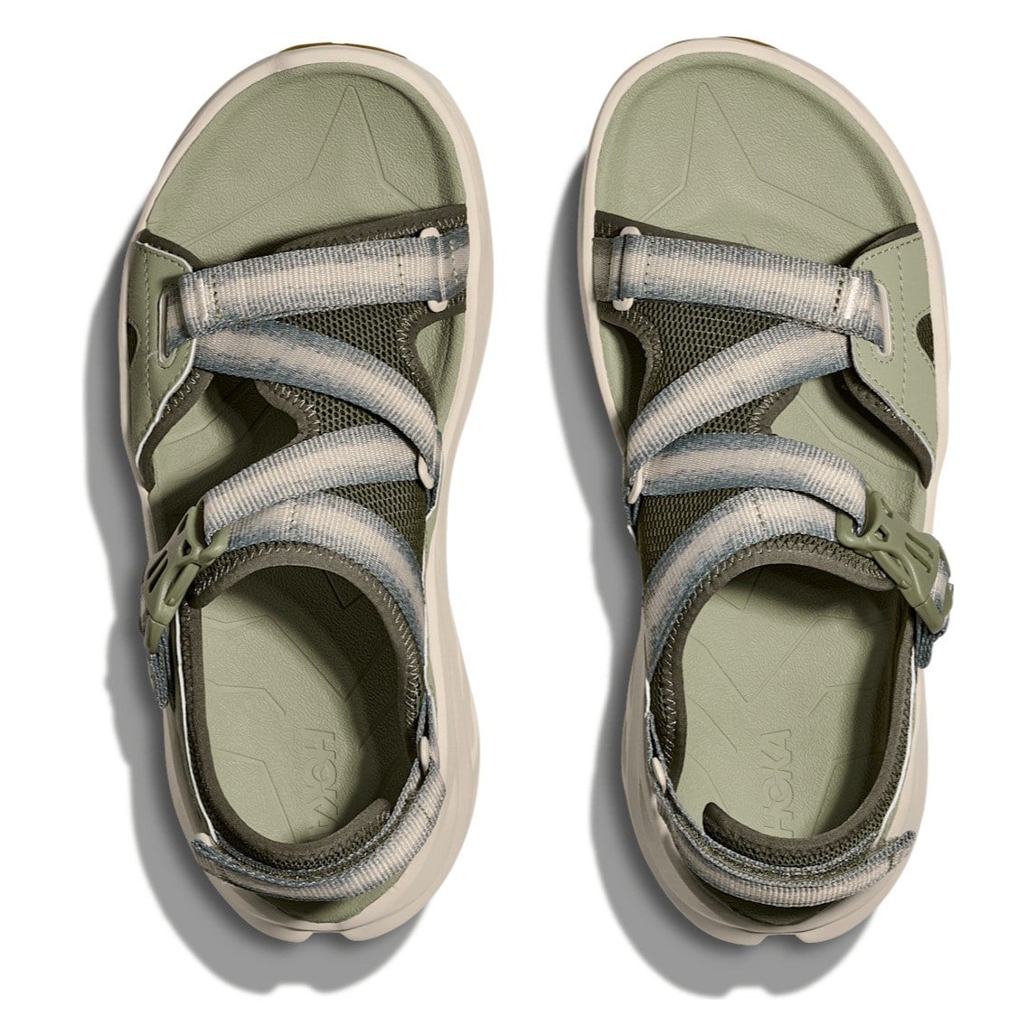 Hoka Infini Hike TC - Mens Hiking Sandals - Sea Moss/Oat Milk - image 3